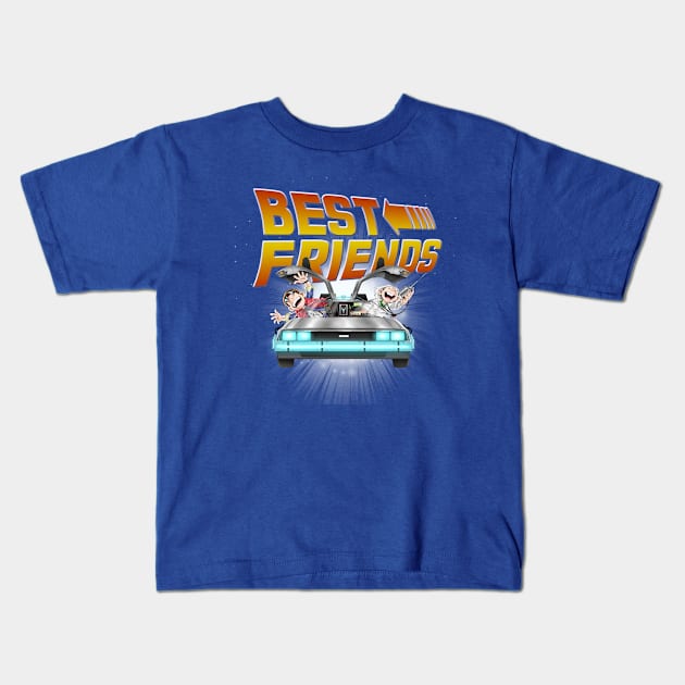 Best Friends Kids T-Shirt by saqman